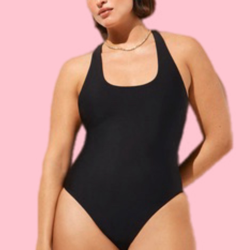 ✨j.crew gail one piece in classic sculpt - black ✨